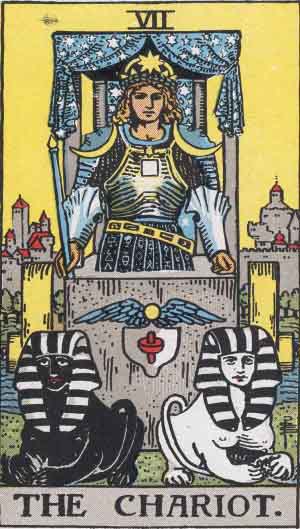 The Chariot — Rider-Waite tarot card