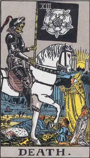 Death — Rider-Waite tarot card