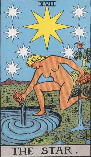The Star — Rider-Waite tarot card
