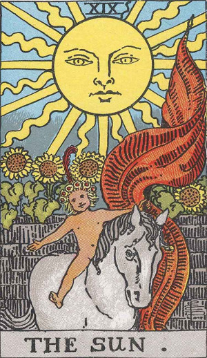 The Sun — Rider-Waite tarot card