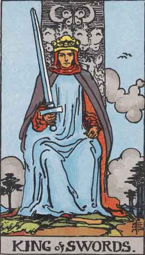 King of Swords — Rider-Waite tarot card