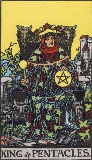 King of Pentacles — Rider-Waite tarot card